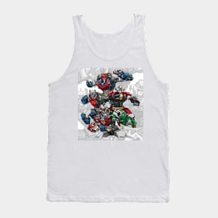 Back to the 70's anime & robots Tank Top